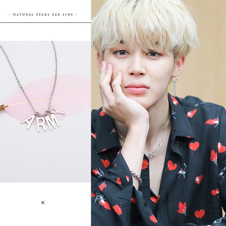 Dây chuyền army jimin bts