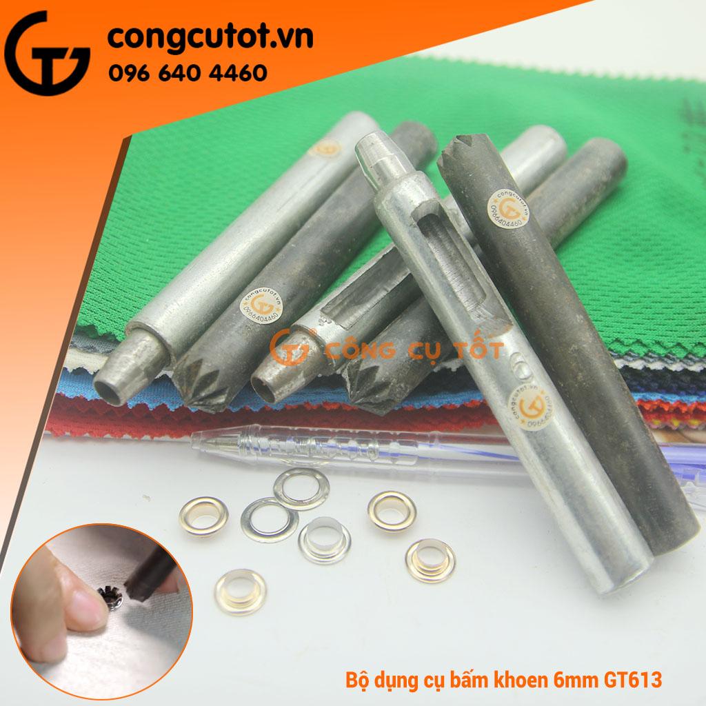 Bộ dụng cụ đóng khoen 6mm GT613