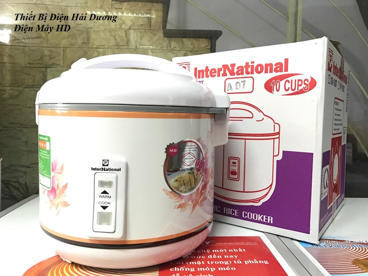 Nồi cơm điện international sr-180t 1.8l - bảo hành 12 tháng