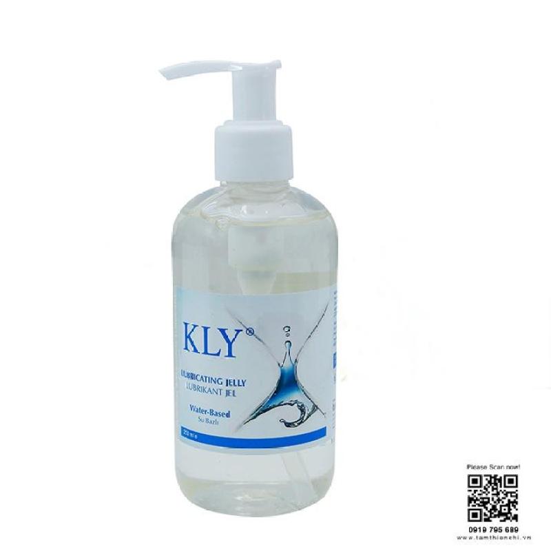 Gel bôi trơn gốc nước an toàn KLY chai 250ml