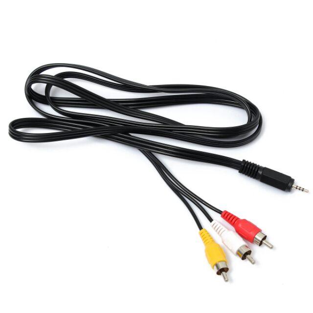 Dây cáp av chuyển đổi jack 3.5 ra AV bông sen cho tvbox androidbox TX3, TX3 mini, X96,TX5, T95X, T95N, Mibox... dùng cho tv đời cũ
