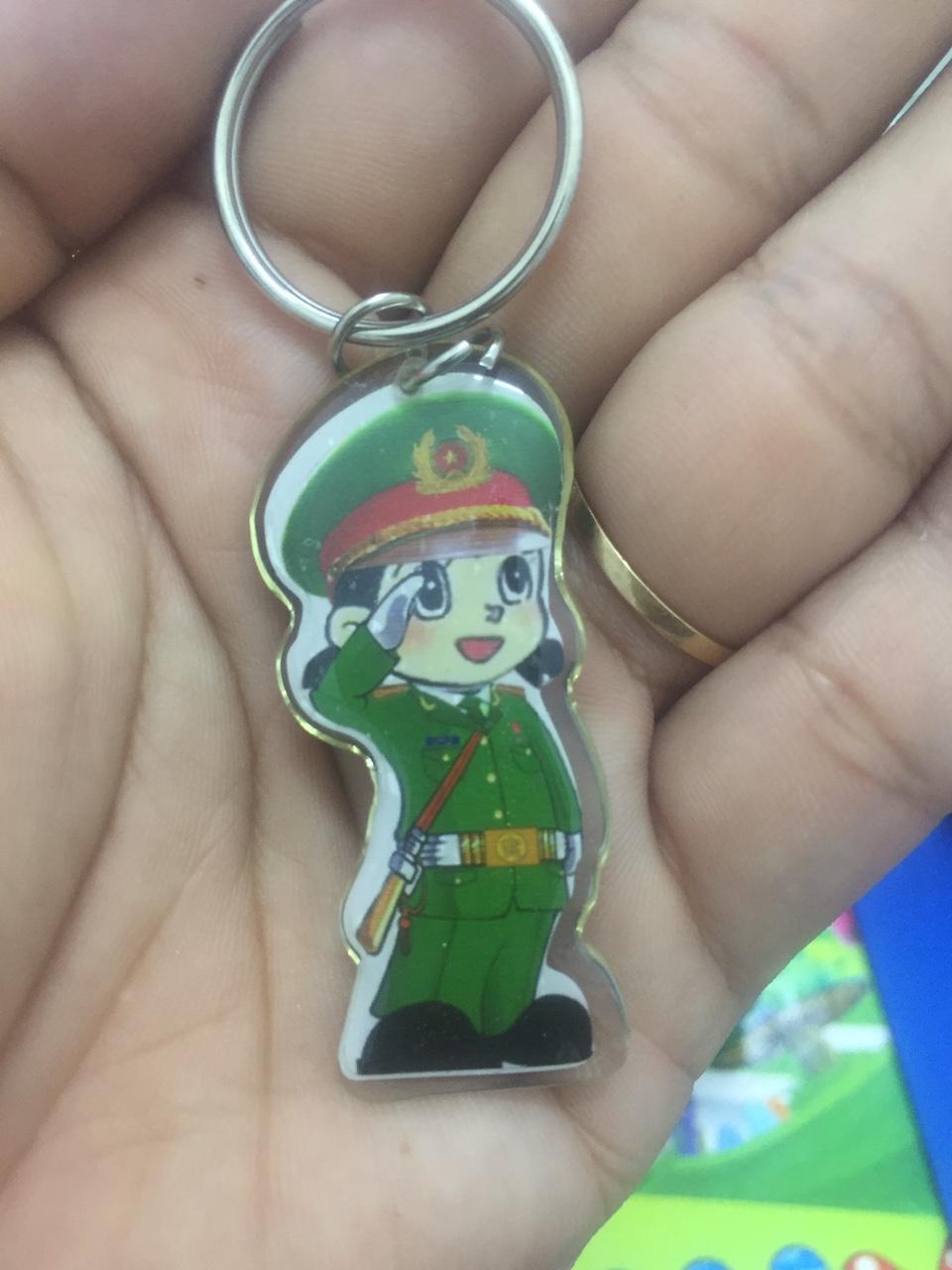 [HCM]Móc Khóa Chibi Công an - Nữ Police