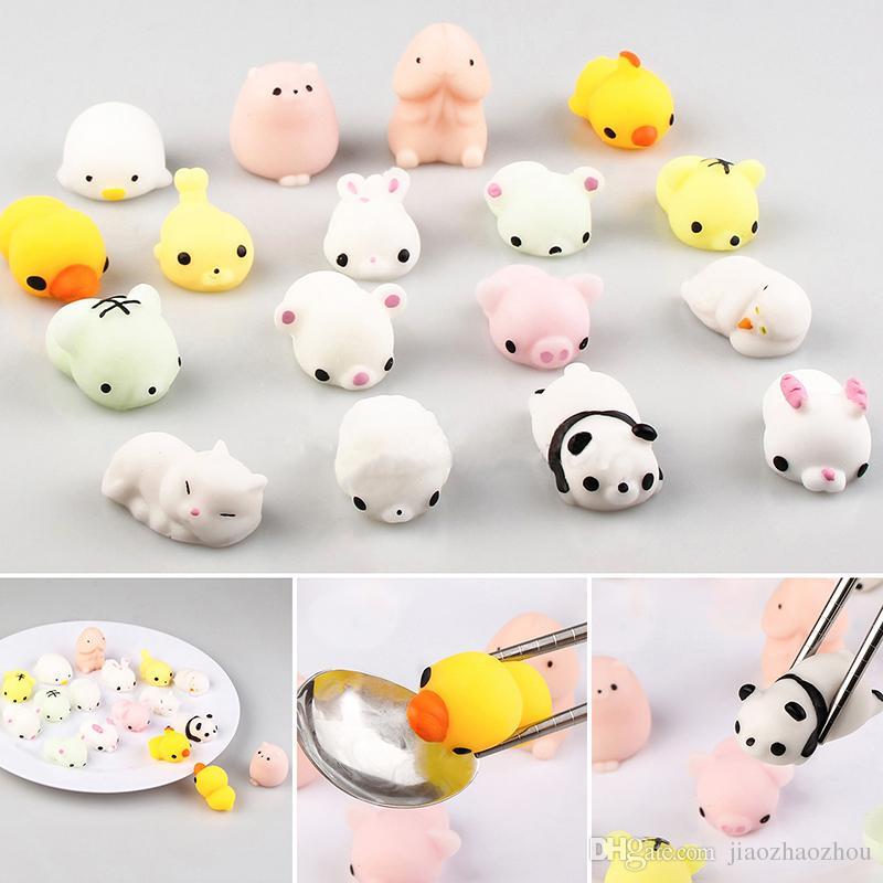 Bộ 16 con squishy mochi hình thú ngộ nghĩnh