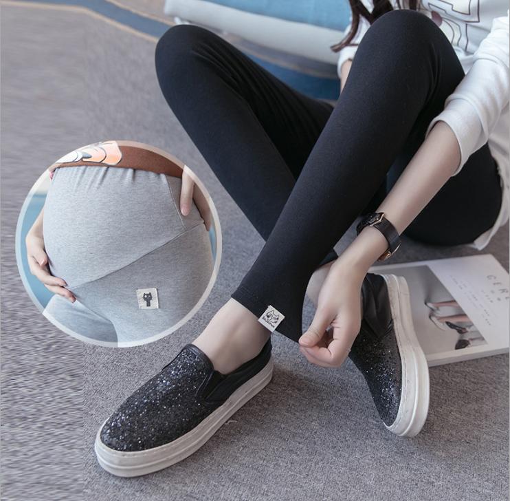 Quần legging bầu mèo - đen