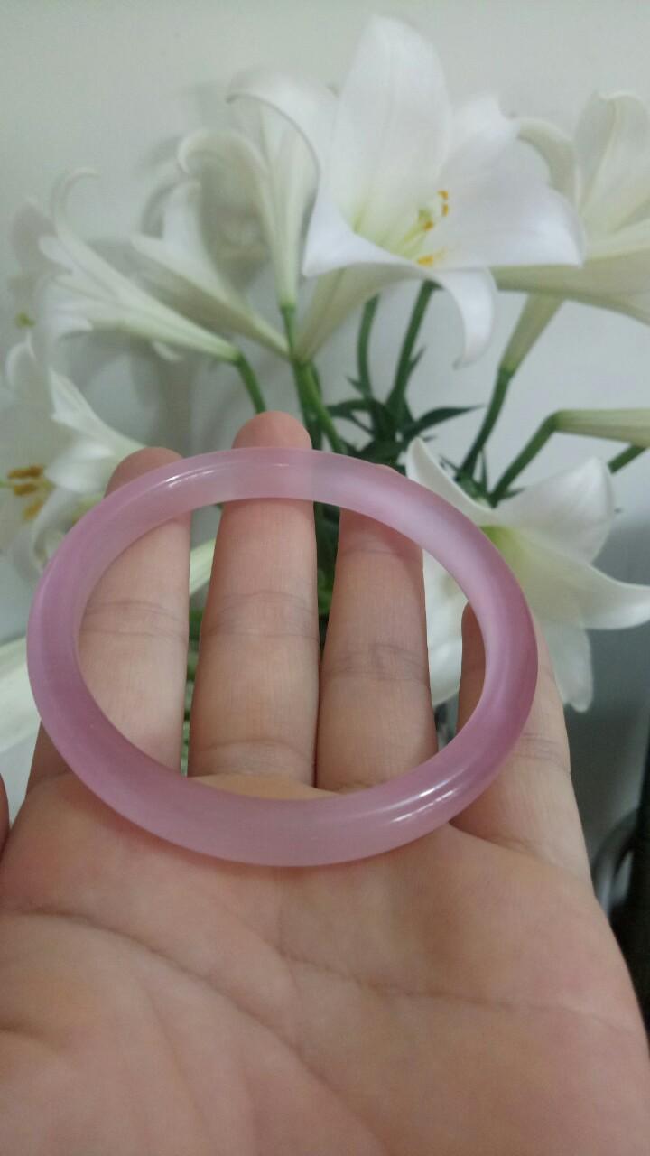 Vòng tay đá mắt mèo nguyên khối cực đẹp