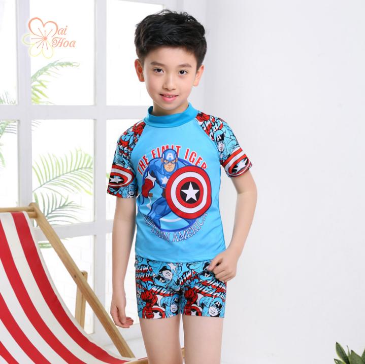 Bộ Đồ Tắm Bé Trai Siêu Hoạt Hình BB007 MAI HOA