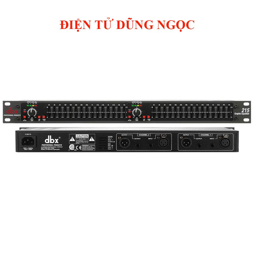 Lọc tiếng equalizer dbx -215