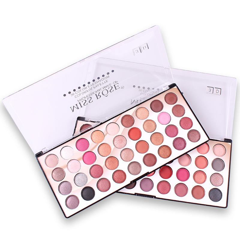 Bảng phấn mắt 36 màu cao cấp của miss rôse