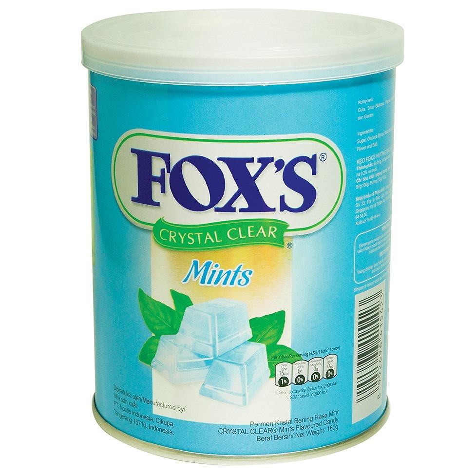 Kẹo fox's bạc hà nhập khẩu indonesia 180gr