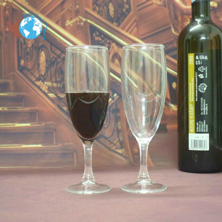 6 ly uống rượu vang cực đẹp bộ 6 ly thủy tinh uống champagne pha lê ej5104 deli
