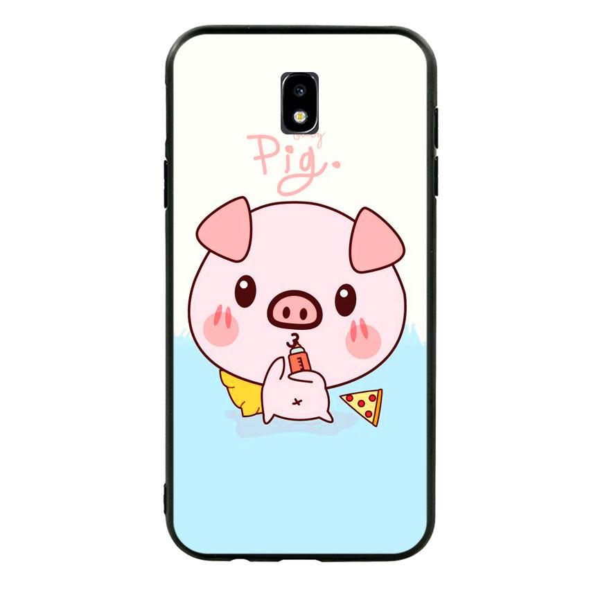 Ốp lưng điện thoại samsung galaxy j7 pro - viền tpu dẻo - 02036 0370 pig03