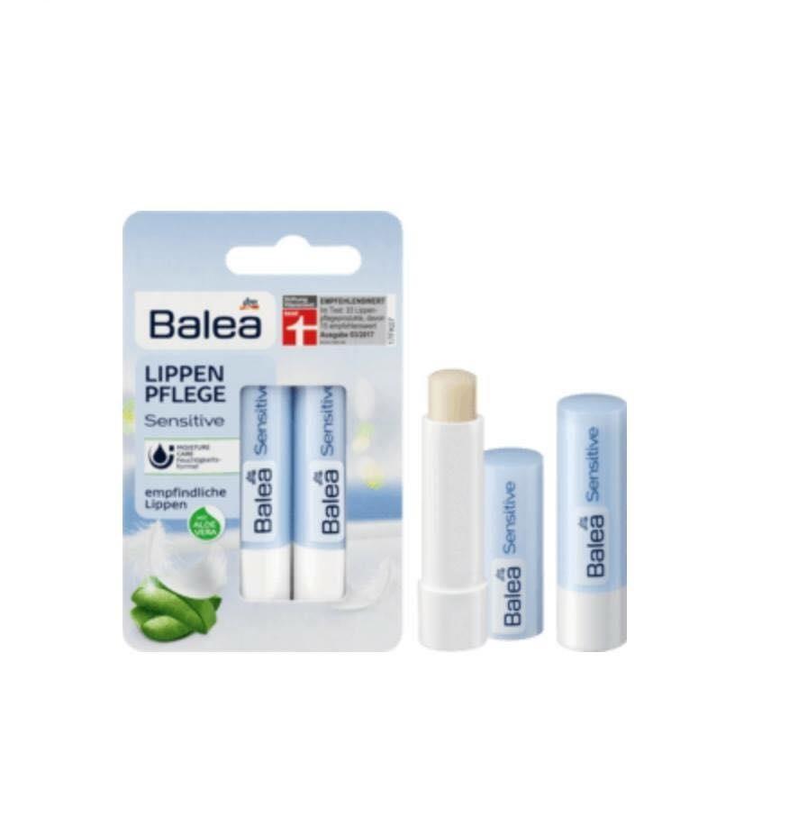 Vỉ 02 thỏi son dưỡng siêu mềm môi BALEA hàng Đức