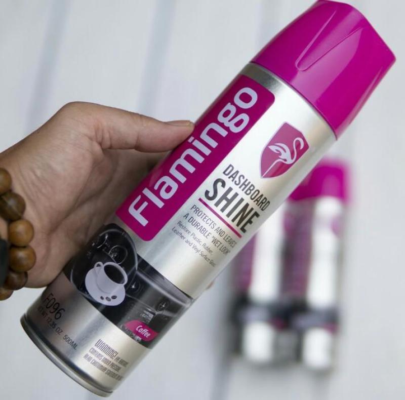 Xịt Dưỡng Bóng Da Và Đồ Nội Thất Flamingo-Hương Cà Phê
