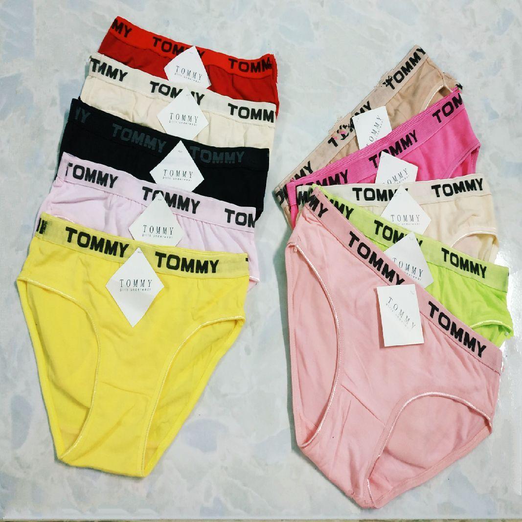 10 quần lót cotton nữ lưng chữ Tommy
