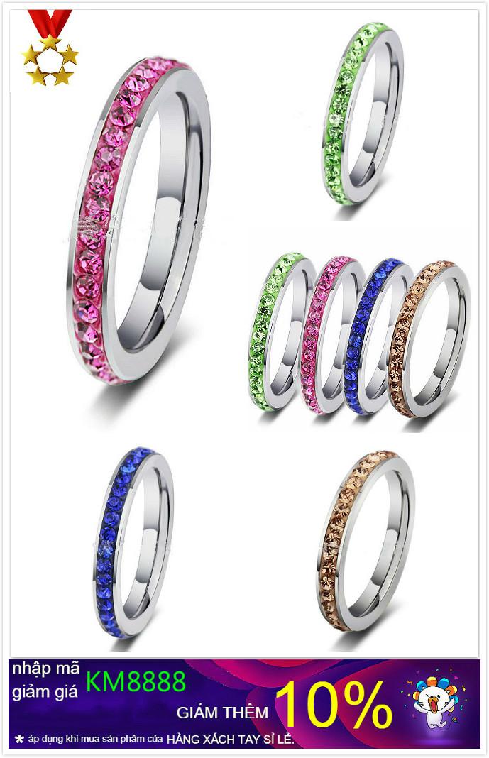 Nhẫn nữ titanium