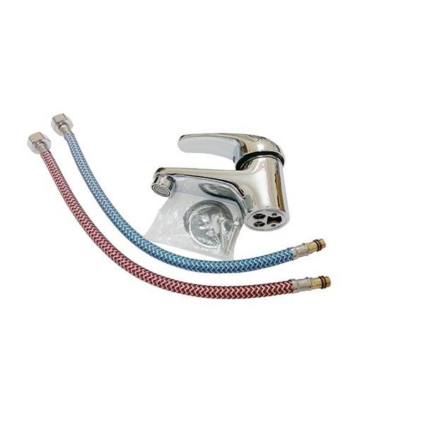 Vòi chậu rửa mặt nóng lạnh inax cắm chậu rửa măt (đã kèm đủ 2 dây cấp nóng lạnh) bảo hành 5 năm