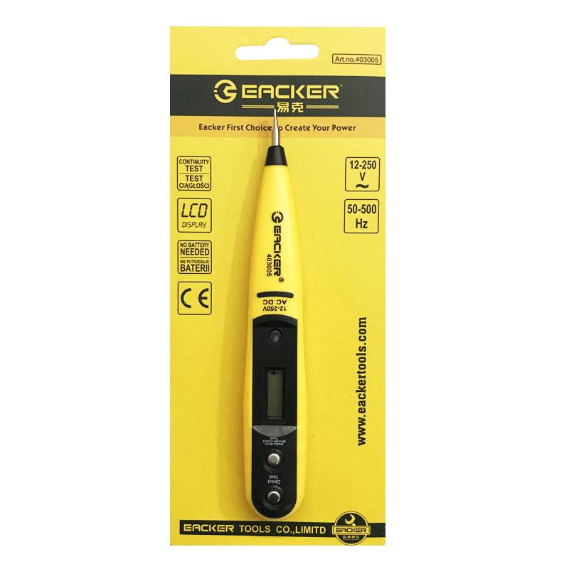 Bút thử điện hiển thị đèn LED Eacker 403005