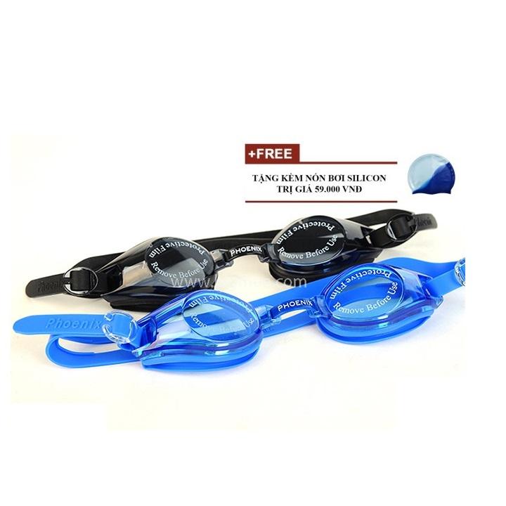 Kính Bơi Phoenix 401 + tặng kèm mũ bơi Silicon