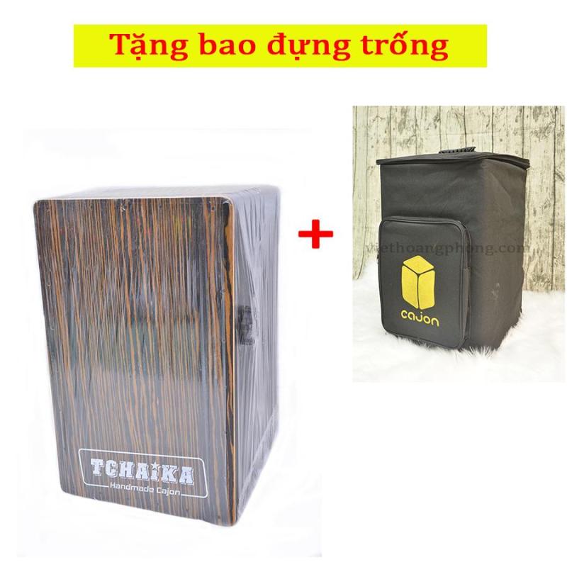 Trống Cajon Handmade Thái Lan TCHAIKA giá rẻ có Snare + Bao đựng trống - HappyLive Shop