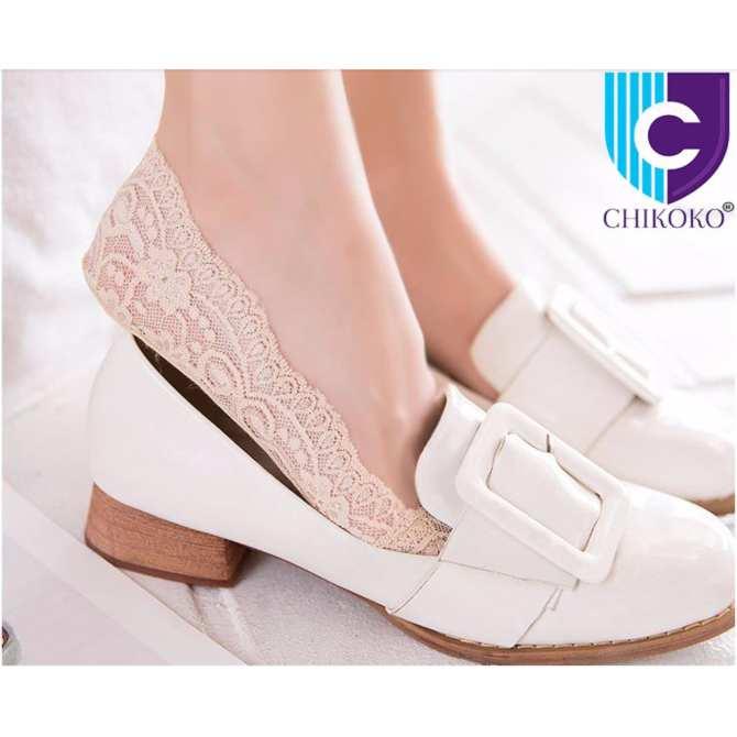 Set 5 đôi Tất Hài ren chống trơn trượt Tiểu Thư Siêu đẹp, trộn đủ màu