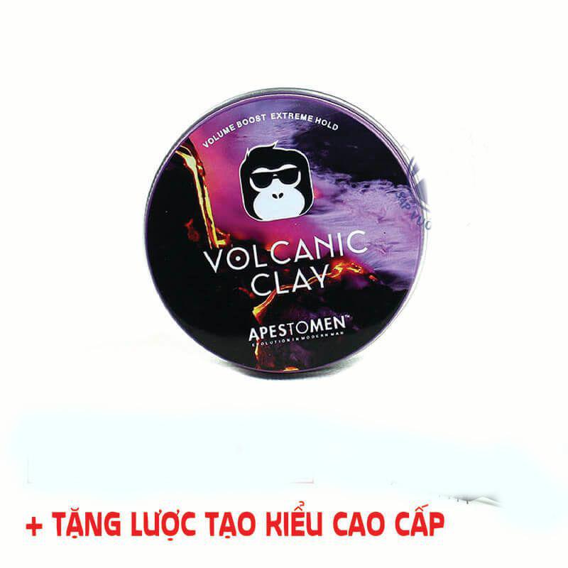 Sáp Vuốt Tóc Apestomen Volcanic Clay Năm 2018 Ver 3 Nắp Nhôm - 80ml + Tặng Lược Chaoba Cao Cấp