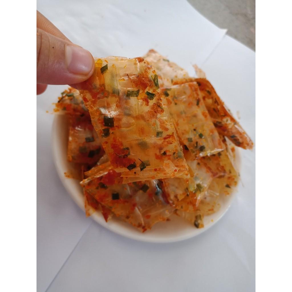 500g bánh tráng trộn sa tế cuộn tép