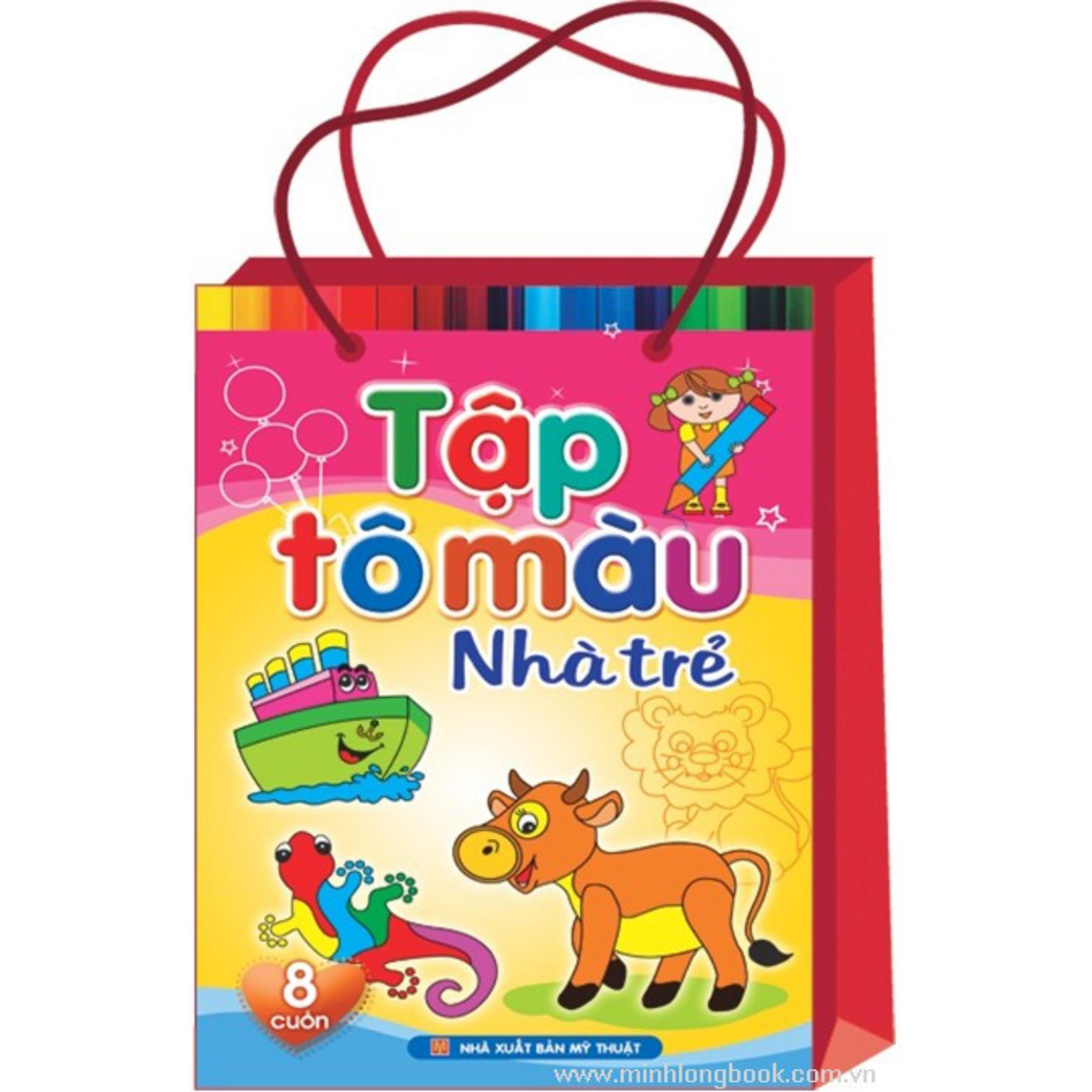 Sách: tập tô màu nhà trẻ