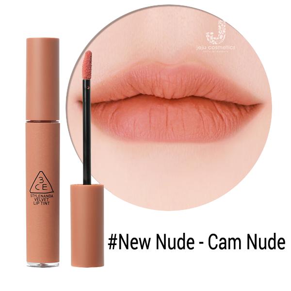 Son kem lì 3ce velvet lip tint #new nude - cam nude