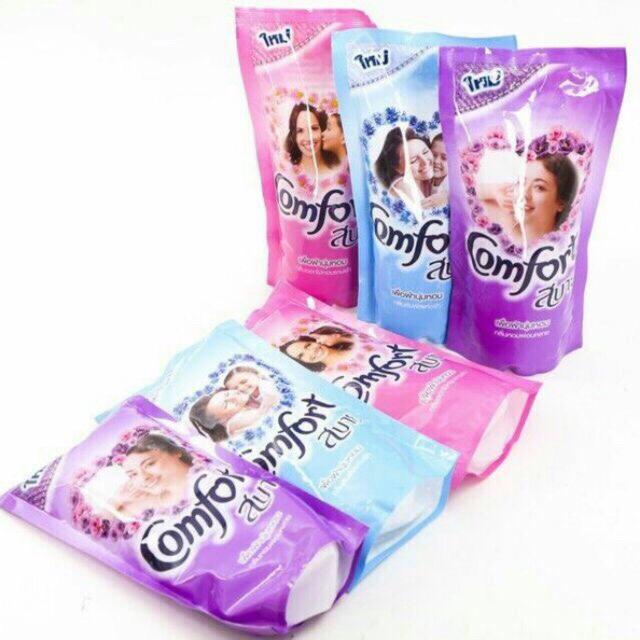Combo 7 túi xả vải comfort 600ml Thái Lan.