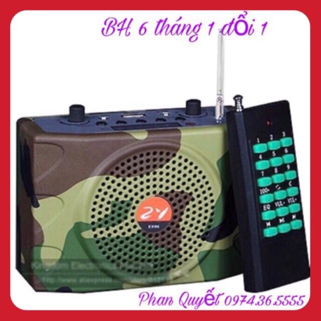 Loa Trợ Giảng Bẫy Chim E-898 Điều Khiển Xa 1000M Màu Bộ Đội