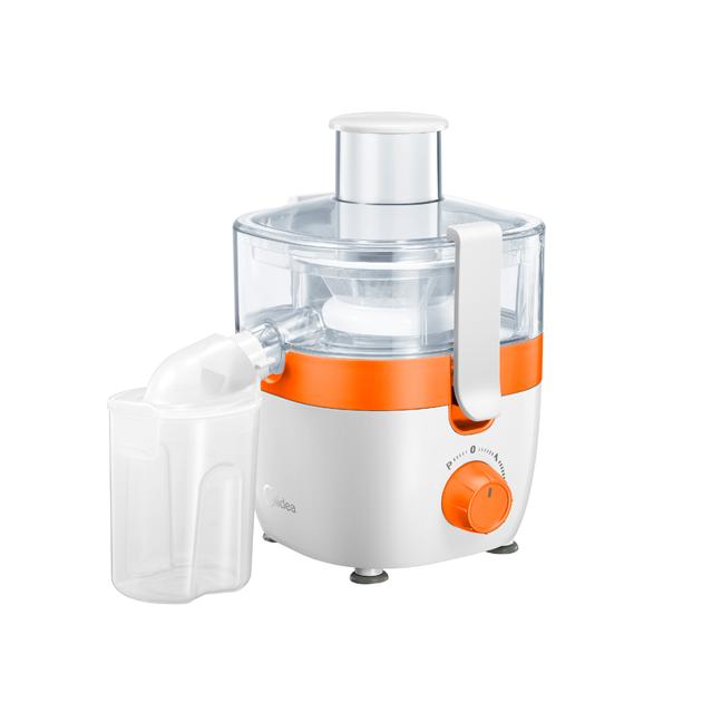 Máy xay ép trái cây midea mj-je35 – trắng cam