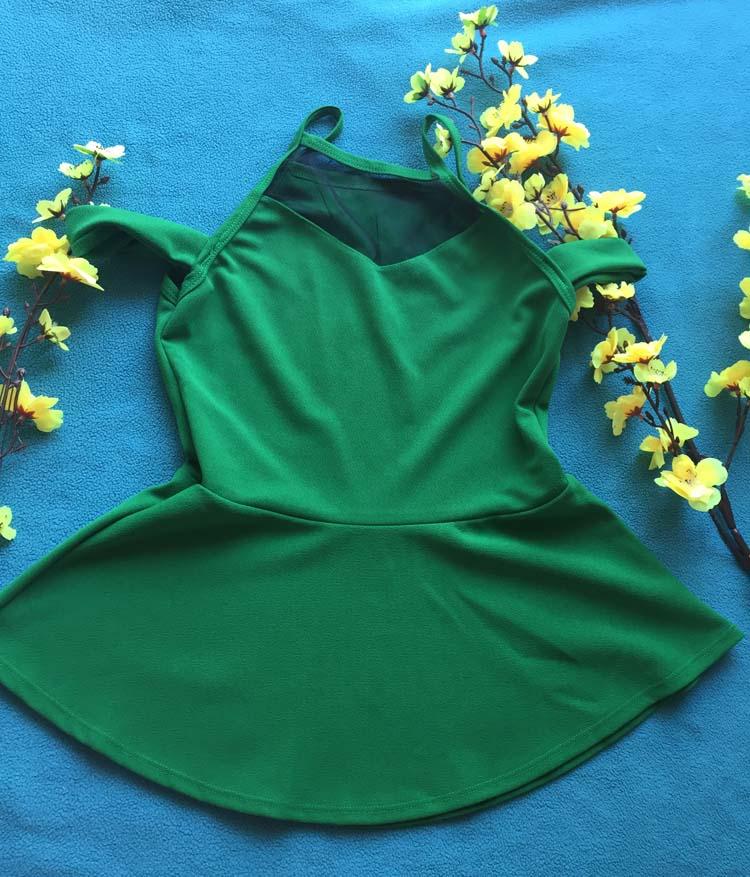 Áo kiểu phối ren cổ