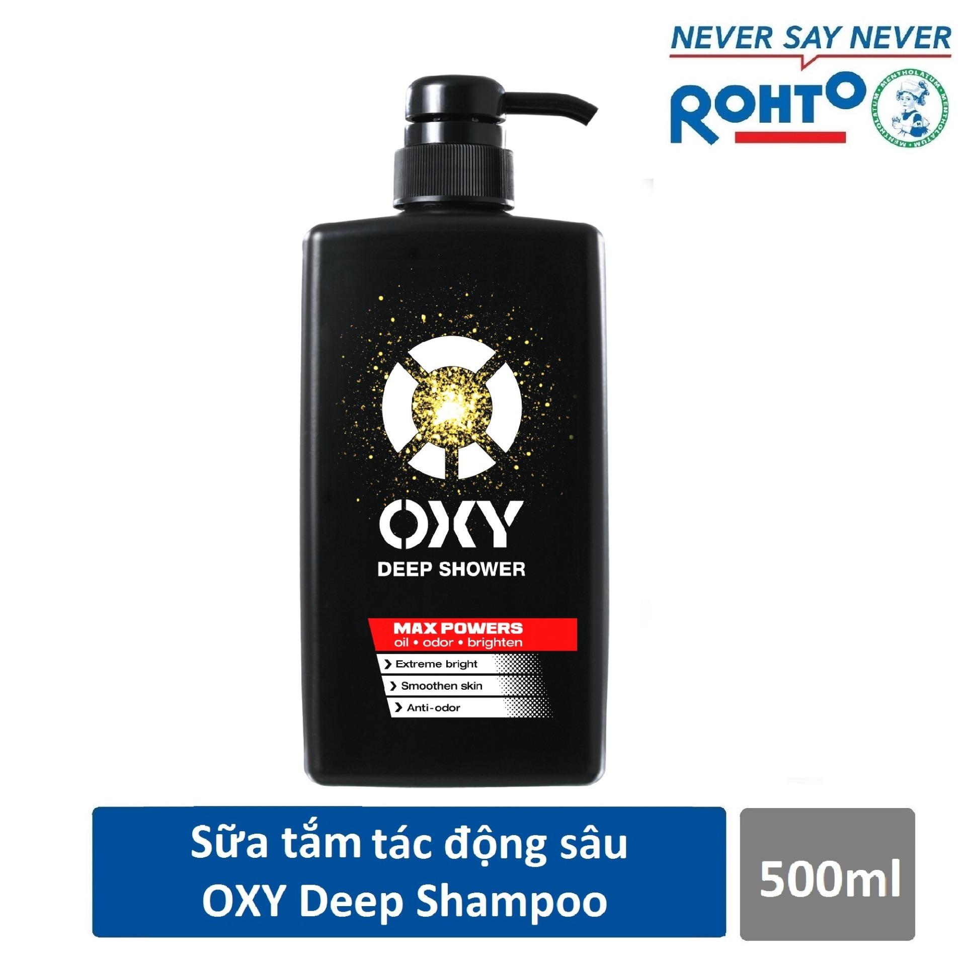 Sữa tắm tác động sâu nam Oxy Deep Shower 500ml