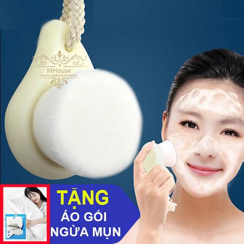 Cọ Rửa Mặt,Cọ Trang Điểm,Bộ Cọ Trang Điểm,Cọ Quét Mặt Nạ,Bộ Cọ Trang Điểm Cá Nhân,Massage Mặt,Mua 1 Tặng 1 Áo Gối Ngừa Mụn Chăm Sóc Da Mặt