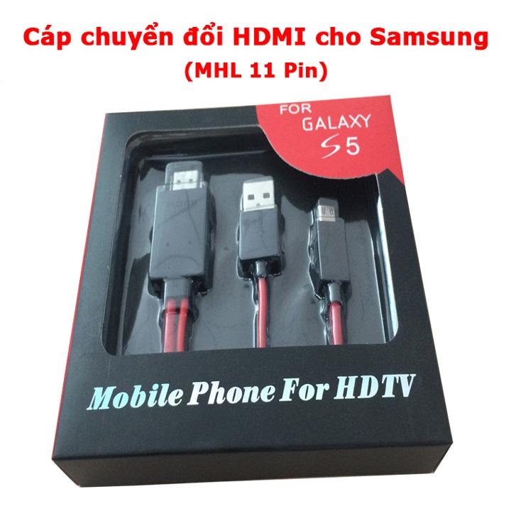 Cáp chuyển đổi MHL 11 pin Micro USB to HDMI Media adapter