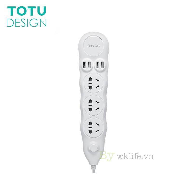 Ổ Cắm Điện  Thông Minh TOTU Power Board AC26 4 USB