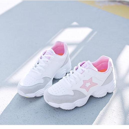 Giày Sneaker Thể Thao Mẫu Mới Siêu Hot DOHA Shop S9-V68P Trắng Phối Hồng