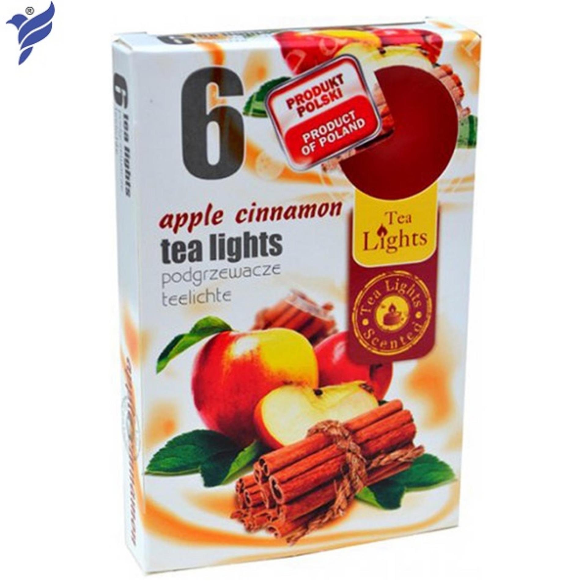 Hộp 6 nến thơm tea lights admit apple cinnamon adm7579