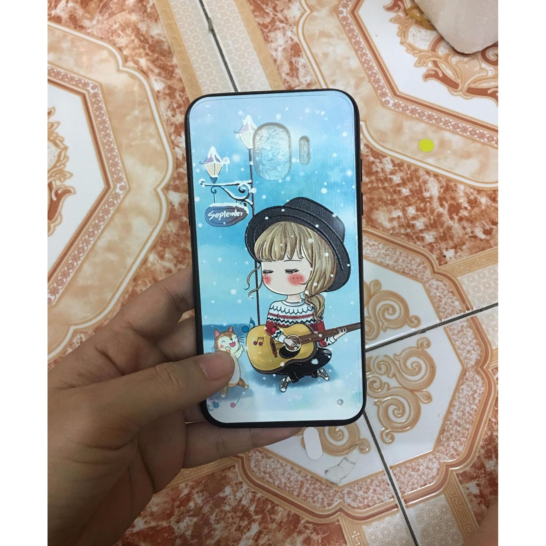 Ốp lưng thời trang cho samsung J2 pro tặng kính cường lực
