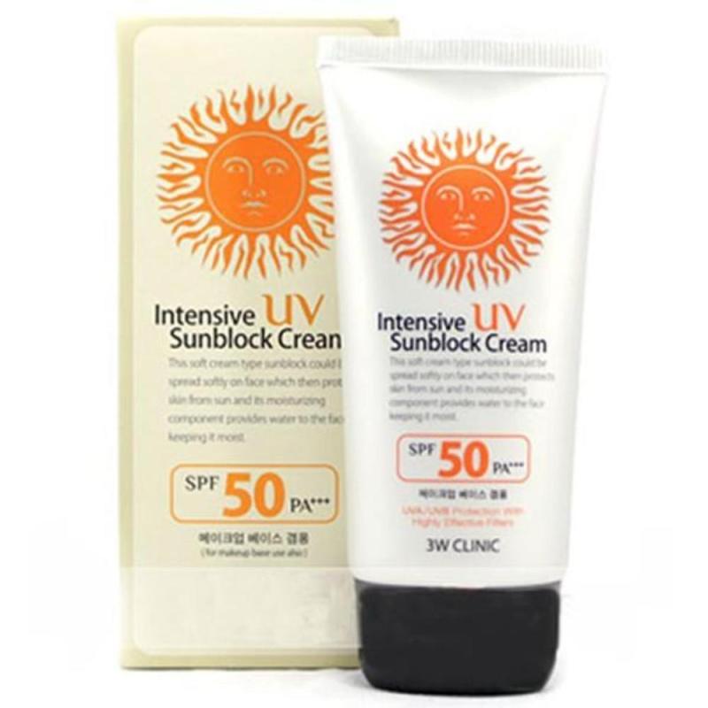 Kem chống nắng 3w Clinic Intensive UV Sunblock Cream Hàn Quốc 70ml nhập khẩu
