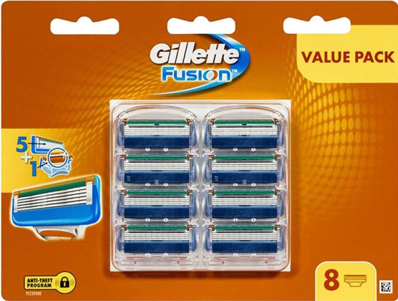 Vỉ 8 lưỡi dao cạo râu Gillette Fusion 5 + 1 giá rẻ