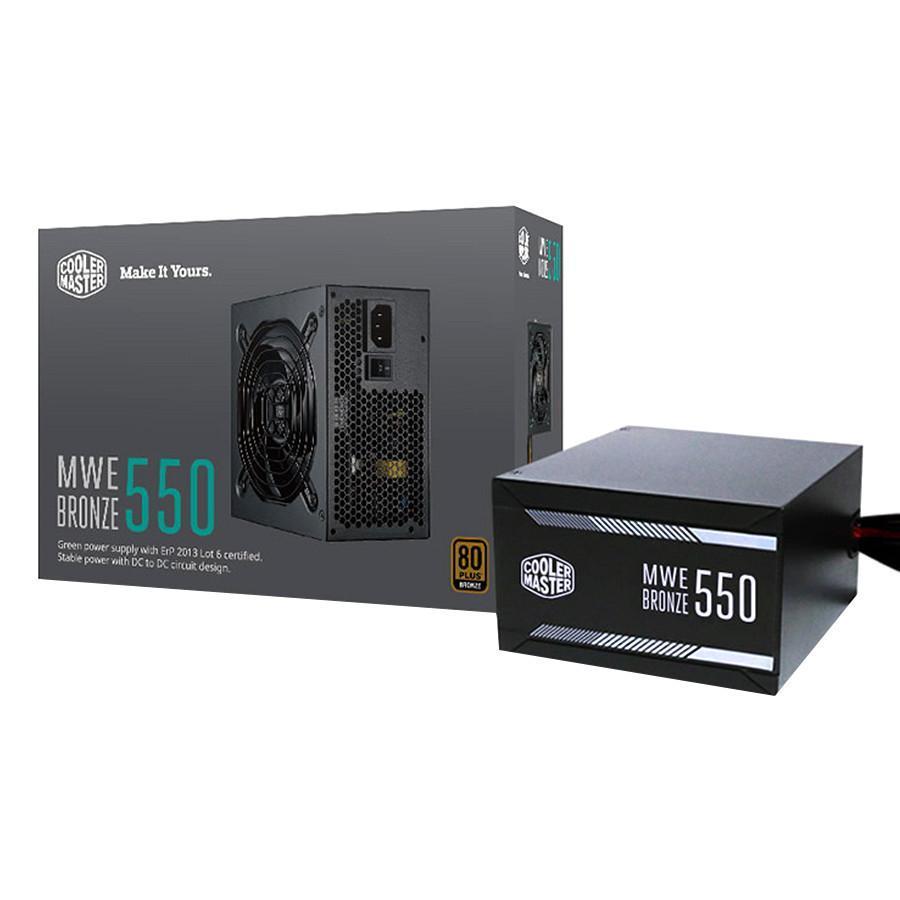 Nguồn máy tính cooler master 550w mwe bronze