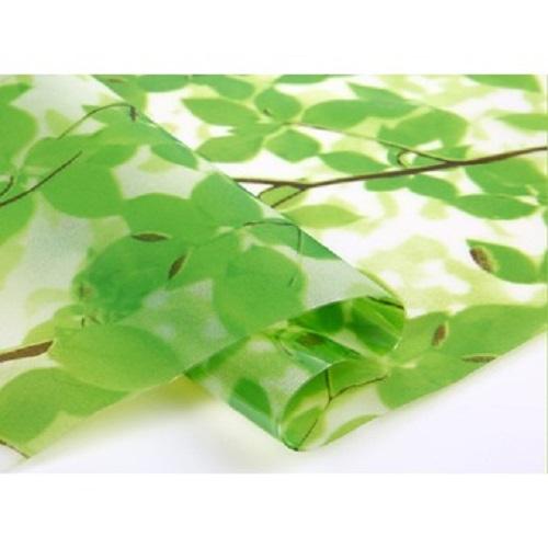 5m decal dán kính/kiếng lá xanh tươi