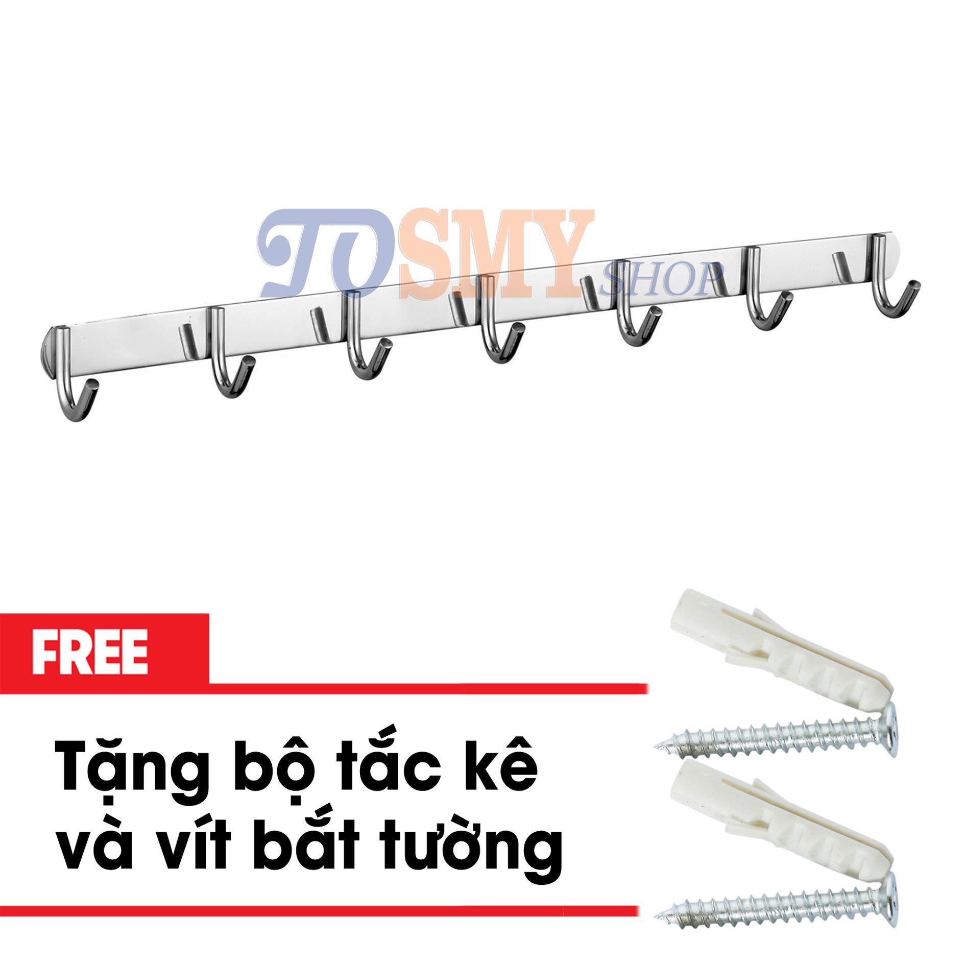 Móc treo quần áo inox tròn 07 móc ma-02