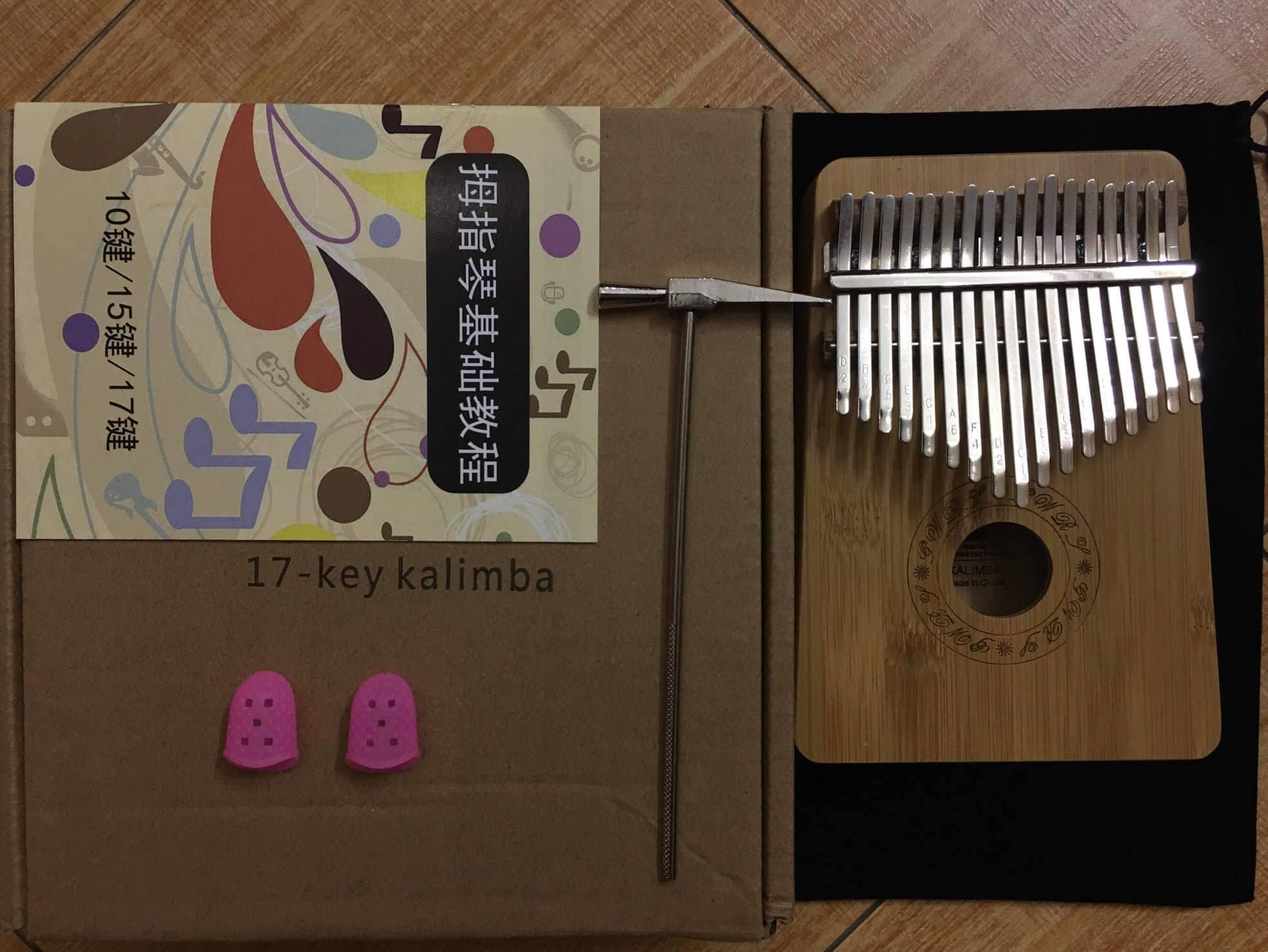 Đàn Kalimba YAEL cao cấp gỗ chữ PL-35USA full phụ kiện - Thumb Piano  - HÀNG CÓ SẴN