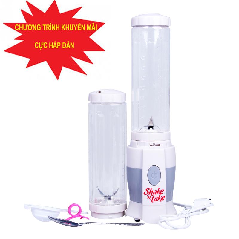 May Xay Sinh To Mini, Máy Xay Sinh Tố 2 Cốc Đa Năng Sake N Take Cao Cấp Mẫu 21
