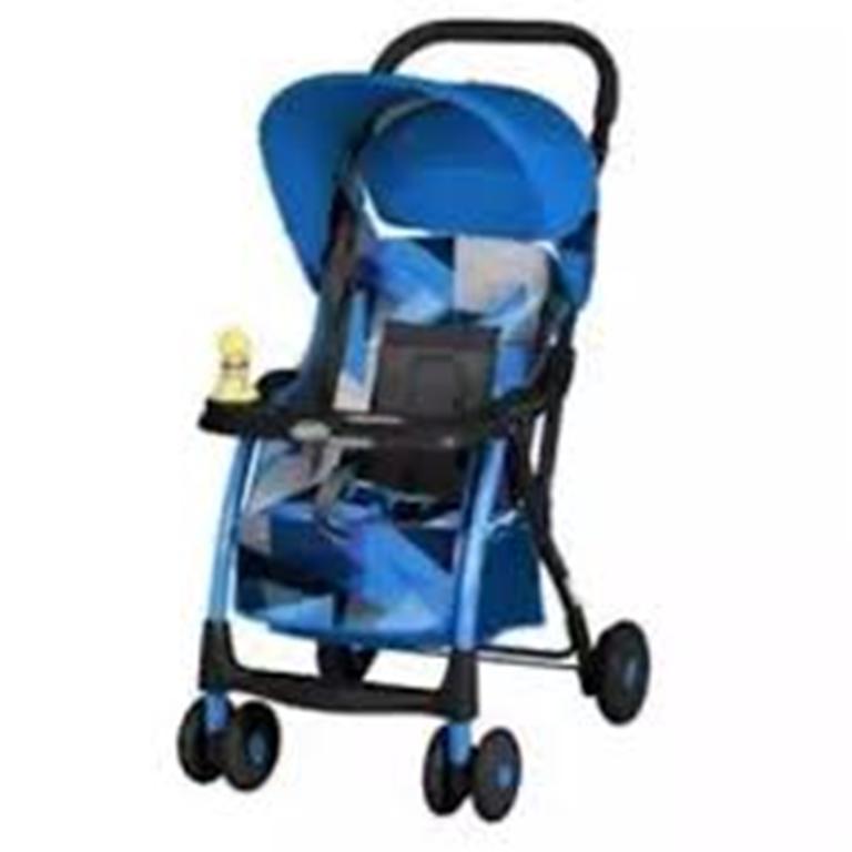 [HCM]Xe nôi đẩy trẻ em Baobaohao 722C (Xanh dương) + Tặng thanh đồ chơi treo nôi cũi xe đẩy