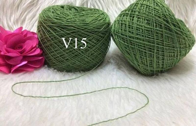 [HCM]Combo 3 cuộn Len cotton vn 1mm ( màu tự chọn) + 1 kim móc len + 1 kéo cắt chỉ ( giấy loại trung)