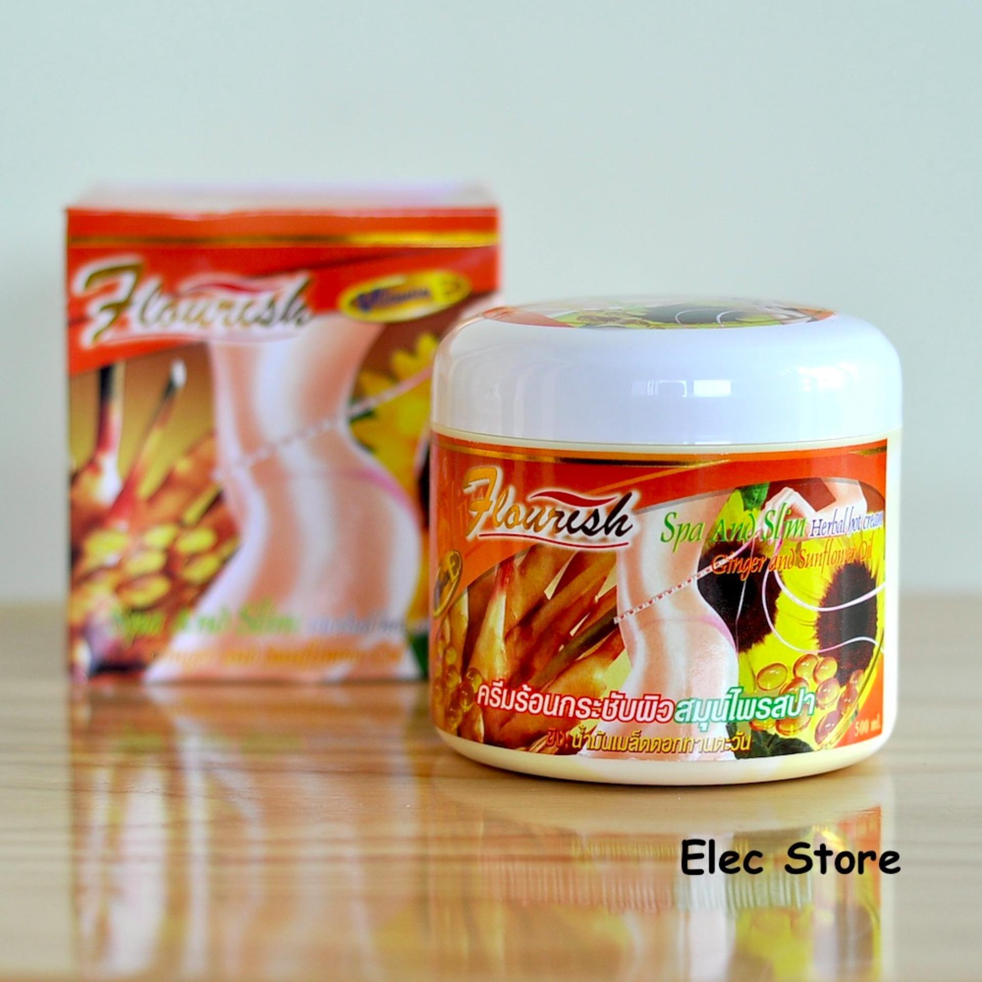 Kem tan mỡ bụng gừng ớt Flourish Thái Lan Hot