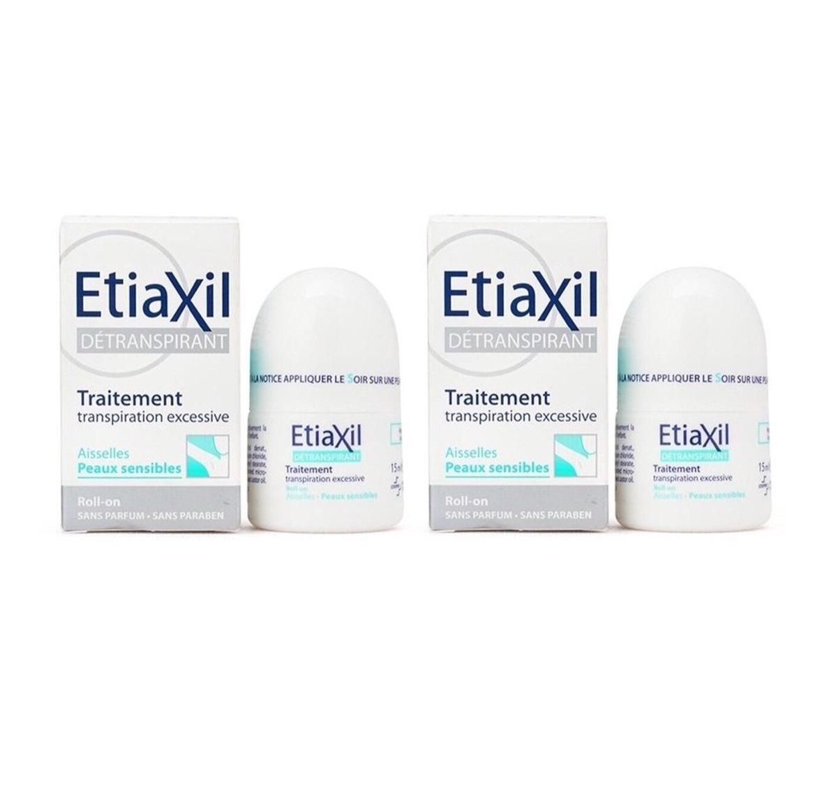 Bộ 2 Lăn Khử Mùi Etiaxil 15ml Cho Da Nhạy Cảm